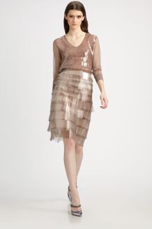 Marc Jacobs Sequined Tulle Sweater - Lyst
