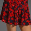 Nanette Lepore Singing Shorts in Red (ink multi) - Lyst