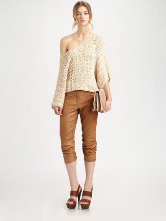  Eli Cropped Skinny Leather Pants 