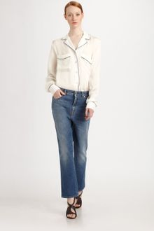 Stella McCartney Silk Pyjama Blouse - Lyst