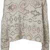 Topshop Burn Out Aztec Sweat in Gray (grey) - Lyst