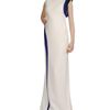 Antonio Berardi Coloured Wrapped Crepe Gown in White (blue white) - Lyst