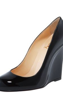 Christian Louboutin Ron Ron Patent Wedge Pump - Lyst