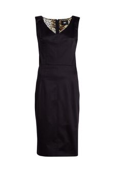 D&G Black Ultimate Stretch Cotton Pencil Dress - Lyst