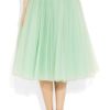 D&g Layered Tulle Midi Skirt in Green (mint) - Lyst