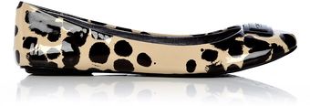  Stone Martine Spotted Patent Leather Ballet Pump 