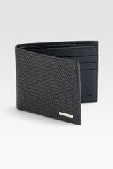 Fendi Minitreccia Leather Wallet