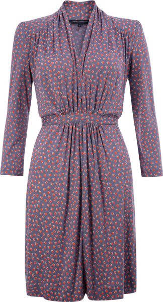French Connection Calypso Jersey Dress in Purple (cornflower) - Lyst