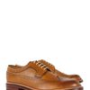 Grenson Tan Grain Leather Longwing Sid Brogues in Brown for Men (tan) - Lyst