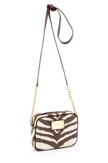 Michael Kors Jet Set Crossbody, Tiger Print - Lyst