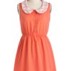 Modcloth Divine Melon Dress in Red (cream) - Lyst