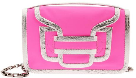 Pierre Hardy Neoprene and Leather Bag in Pink - Lyst
