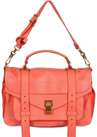  Ps1 Medium Lux Leather Satchel 