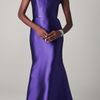 Reem Acra Strapless Silk Mermaid Gown in Blue - Lyst