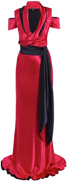 Sophie Theallet Double-crepe satin gown - Lyst