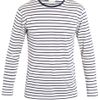 Sunspel Stripe Tshirt in Gray for Men (white) - Lyst