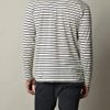 Sunspel Stripe Tshirt in Gray for Men (white) - Lyst