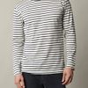 Sunspel Stripe Tshirt in Gray for Men (white) - Lyst