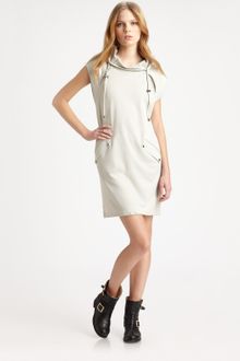 T By Alexander Wang Hooded Dress - Lyst