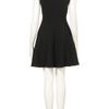 Topshop Cap Sleeve Flippy Tunic in Black - Lyst