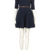 Topshop Pocket Ponti Skater Dress  in Blue (navy blue) - Lyst