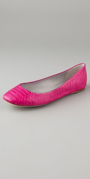 snake ballet flats