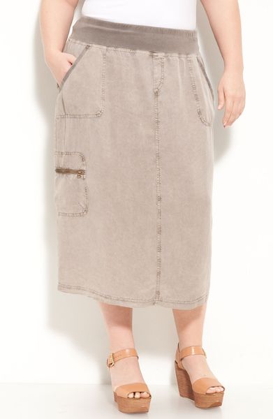 Xcvi Wearables Playa Skirt in Gray (myrrh) - Lyst