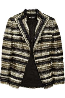 Balmain Embellished Jacket - Lyst