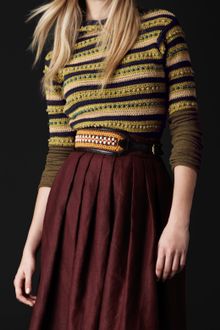 Burberry Prorsum Bead and Crochet Sweater - Lyst