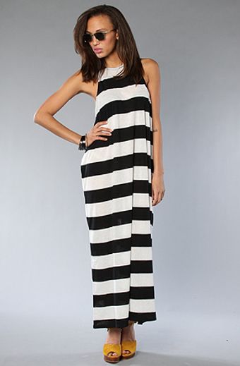 Cheap Monday The Melinda Dress in Black and White Stripe - Lyst