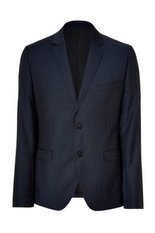 D&G Navy Pinstripe Two-button Blazer - Lyst