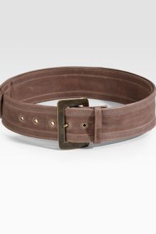 Donna Karan New York Antique Nappa Trench Belt - Lyst
