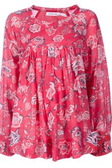 Etoile Isabel Marant Floral Print Blouse - Lyst