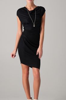 Helmut Lang Asymmetrical Sleeve Dress - Lyst