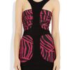Hervé Léger Printed Bandage Dress in Purple (black) - Lyst
