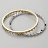 House Of Harlow Engraved Triangle Bangle Set in Gold - Lyst