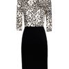 Mango Cotton Combi Dress in Black (02) - Lyst