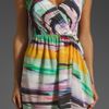 Shoshanna Serena Draped Front Dress in Multicolor (multi) - Lyst