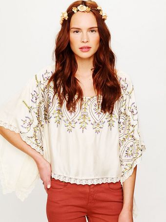 Free People Embroidered Kaftan - Lyst