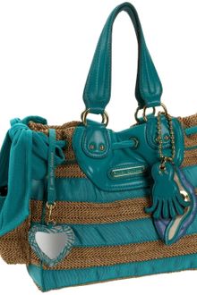 Juicy Couture Lurex Sunday Straw Daydreamer Tote - Lyst