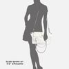 Milly Mina Ostrichembossed Leather Satchel in White - Lyst