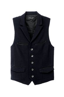 Rag & Bone Knit Chamber Waistcoat - Lyst