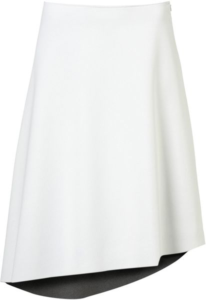 Topshop Neoprene Circle Skirt By Boutique in White - Lyst