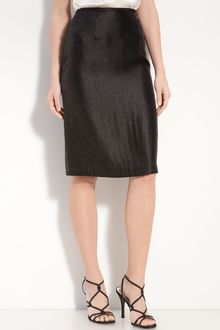Adrianna Papell Metallic Pencil Skirt - Lyst