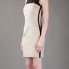 Dsquared2 Colour Block Dress in Black (beige) - Lyst