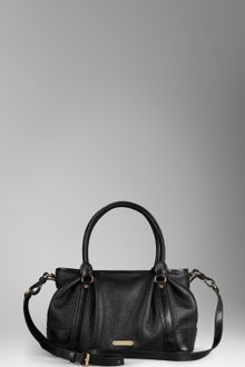Burberry Medium Leather Bowling Bag - Lyst