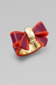 Marc By Marc Jacobs Colorblocked Bow Ring - Lyst