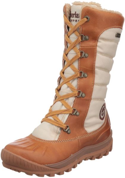 Timberland Womens Earthkeepers Mount Holly Tall Lace Duck Boot In Brown Wheat Oatmeal Lyst