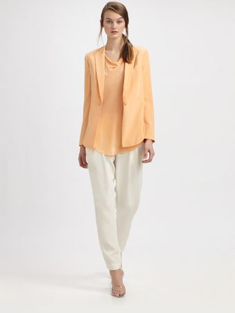 3.1 Phillip Lim Cropped-back Silk Blazer - Lyst
