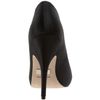 Badgley Mischka Womens Lissa Open Toe Pump in Black (black satin) - Lyst